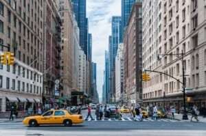 Q. How far is LaGuardia Airport from Crowne Plaza Times Square?