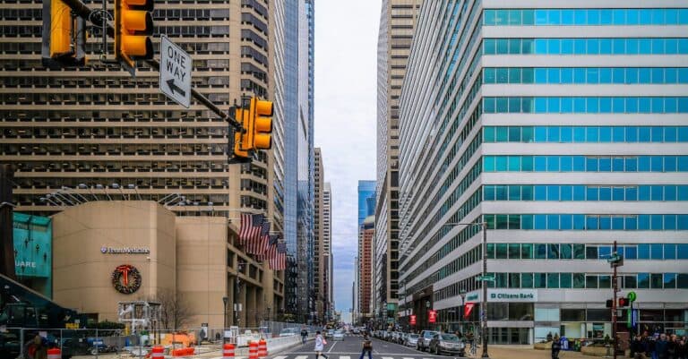 Car Service Blogs | Articles | News | Tips & Tricks | Video | FAQ | Information | Infograph. 35 Vibrant cityscape of Philadelphia showcasing iconic skyscrapers and bustling streets.