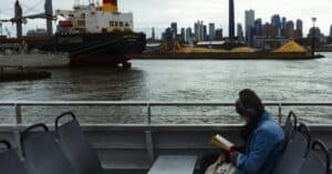 Q. Are there public transportation options available from ISP Airport to Manhattan?