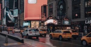 Time Square NYC in the Evening