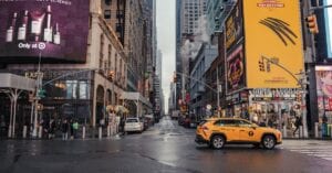 Free stock photo of a life, above the city, active city