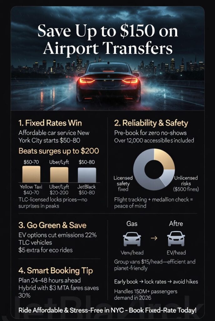 Infographic affordable car service new york city