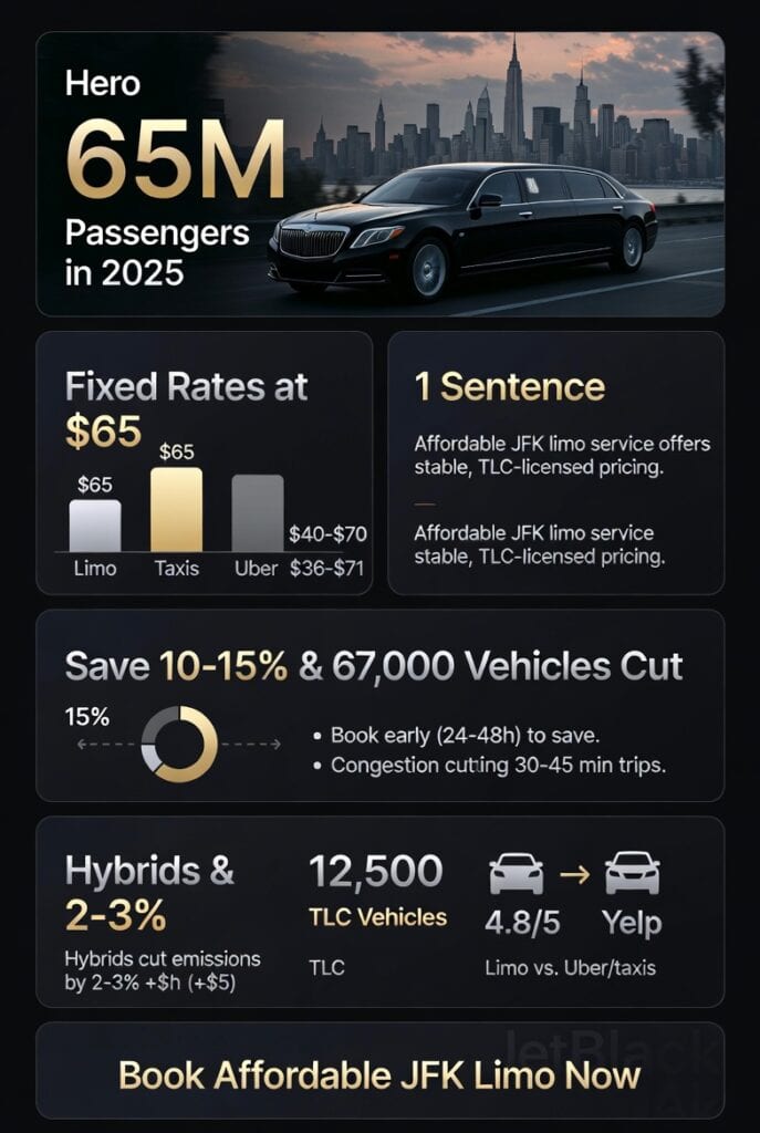 Infographic affordable jfk limo service
