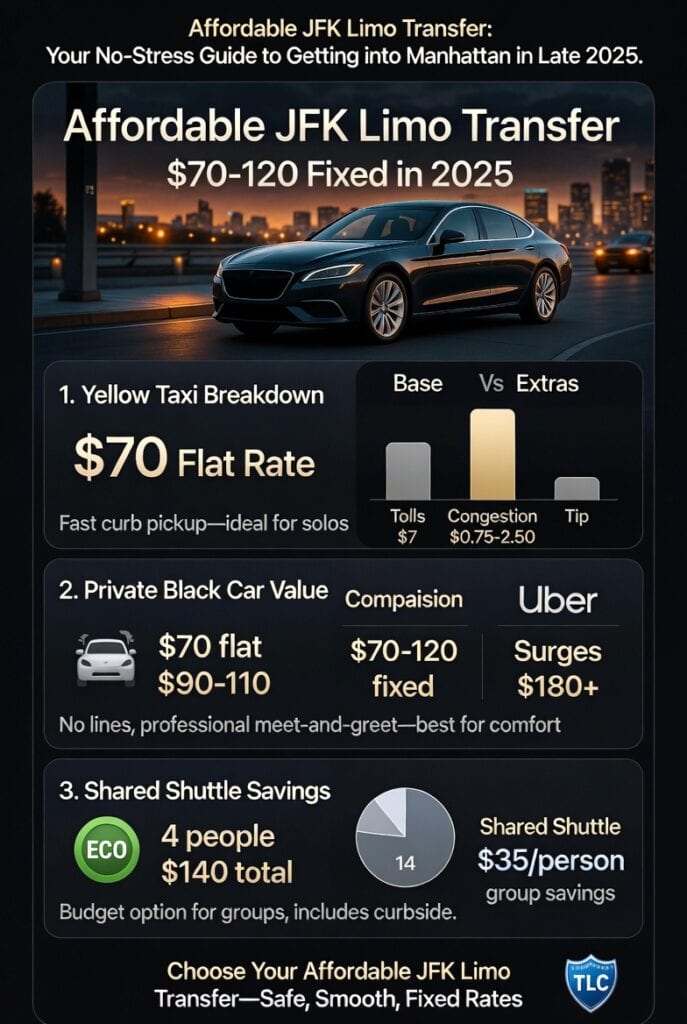 Infographic affordable jfk limo transfer