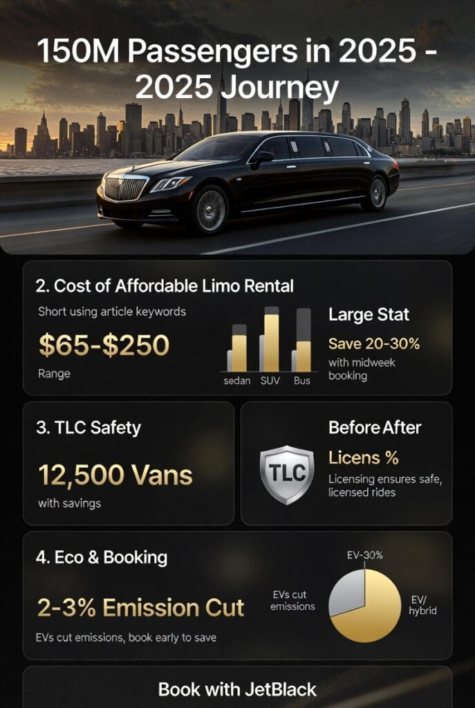 Infographic affordable limo rental in new york city