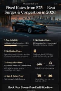 Infographic affordable newark airport car service
