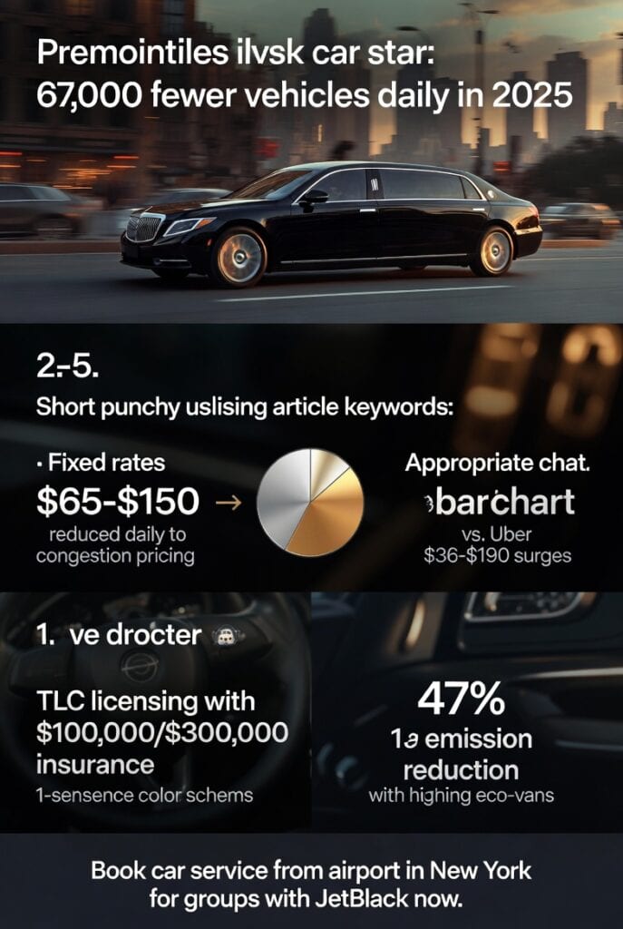 Infographic car service from airport in new york for groups