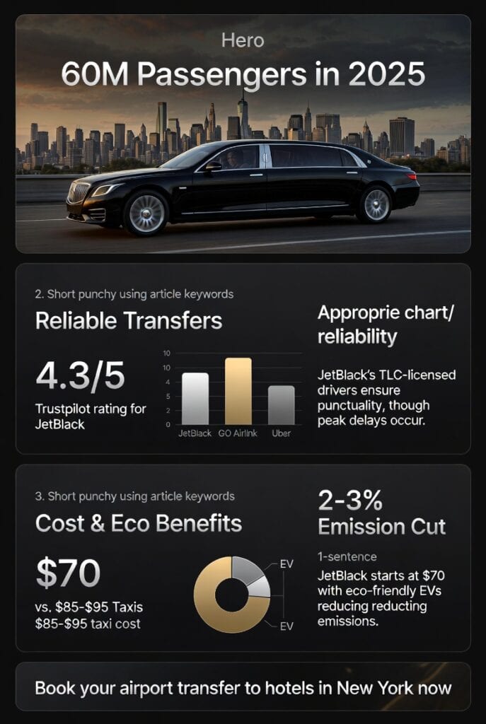 Infographic car service from airport in new york to hotels
