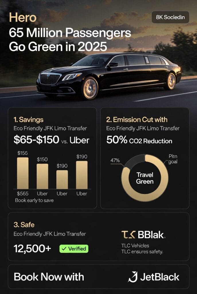 Infographic eco friendly jfk limo transfer
