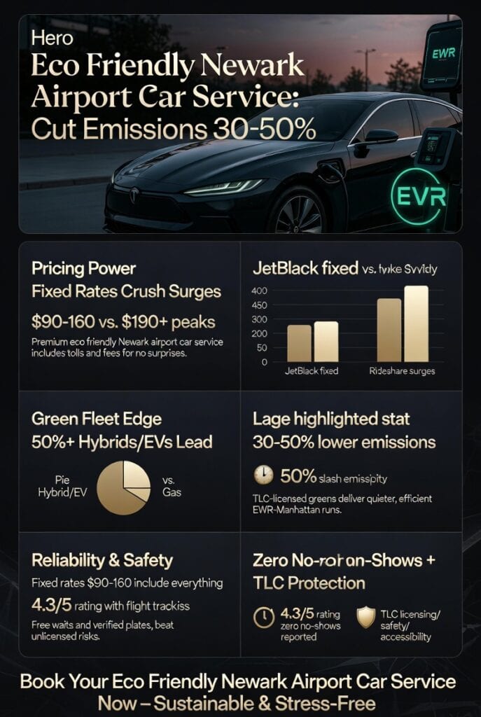 Infographic eco friendly newark airport car service