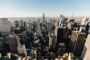 buildings, city, skyline, cityscape, city view, aerial view, bird's eye view, architecture, manhattan, new york, usa, business district, downtown, metropolitan, modern, panorama, skyscrapers, travel, new york, new york, new york, new york, new york