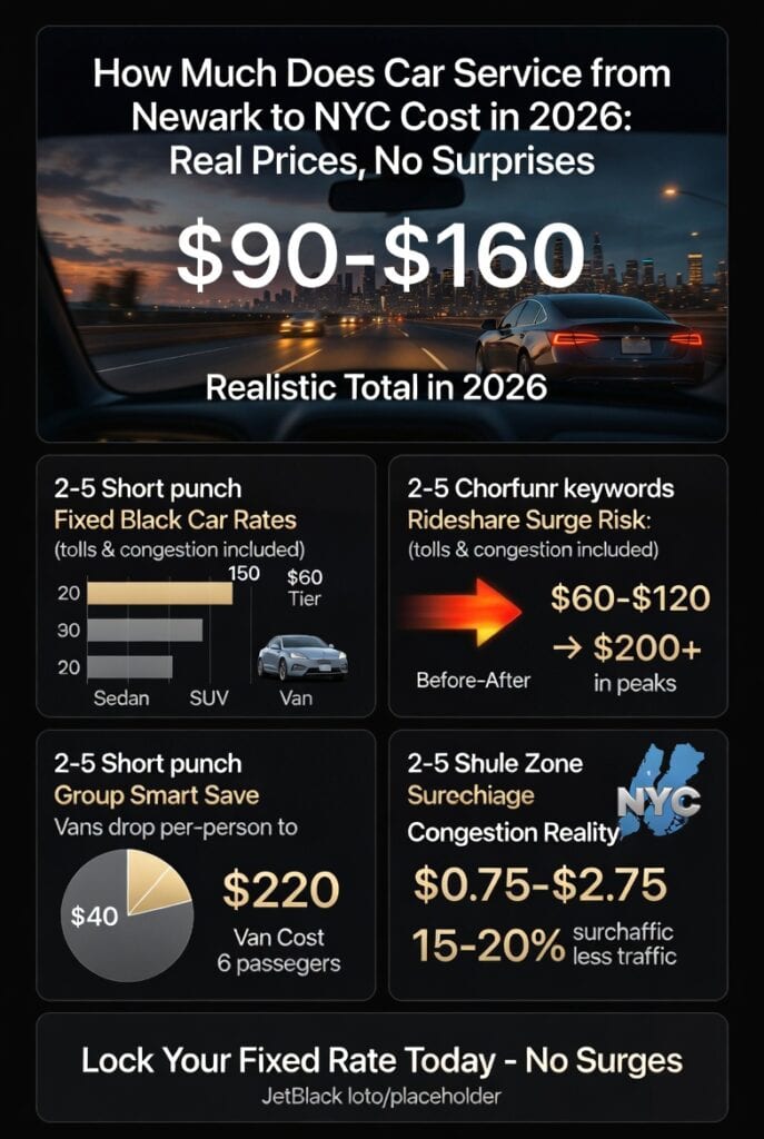 How Much Does Car Service from Newark to NYC Cost in 2026: Real Prices, No Surprises... And Yeah, I've Been Burned Before 1