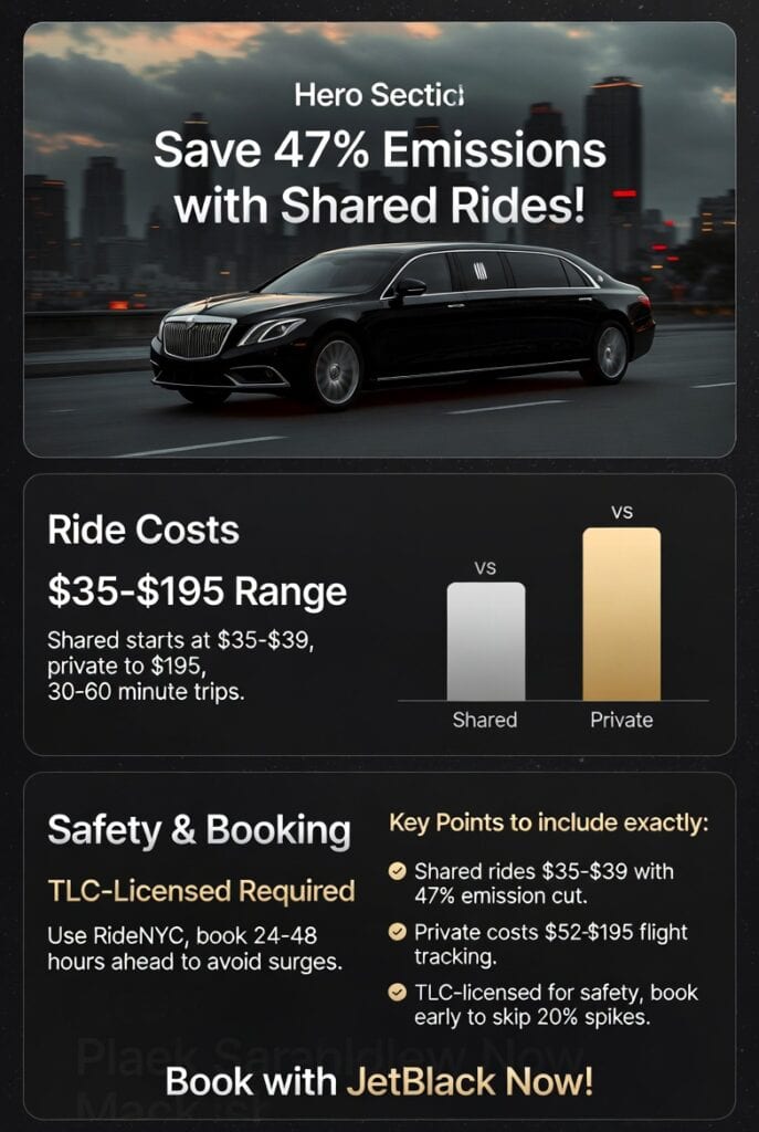 Infographic how much does car service to ewr cost