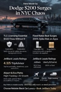 Infographic how to choose a black car service in nyc