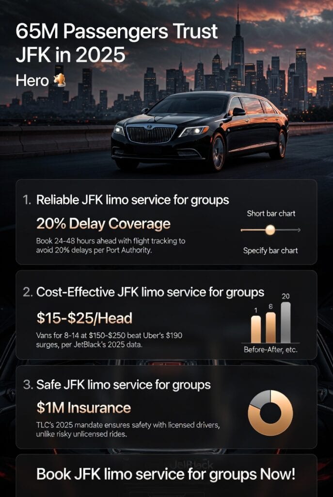 Infographic jfk limo service for groups