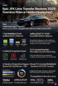 Infographic jfk limo transfer reviews 2025