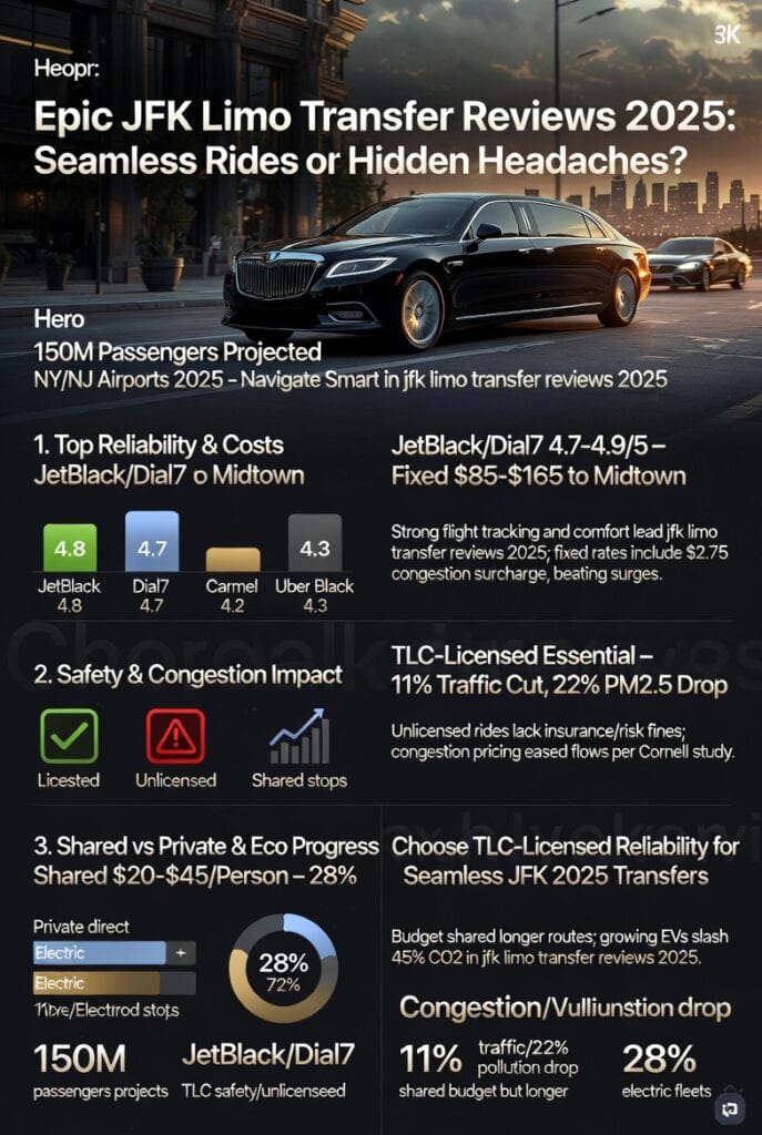 Infographic jfk limo transfer reviews 2025