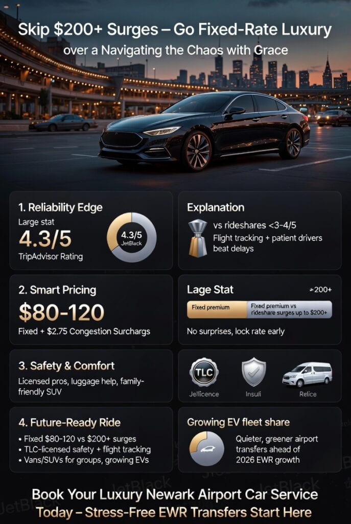 Infographic luxury newark airport car service