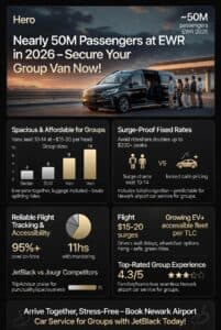 newark airport car service for groups 3