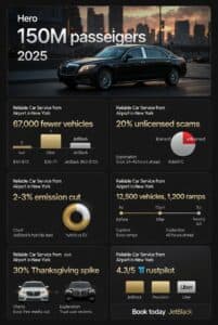Infographic reliable car service from airport in new york