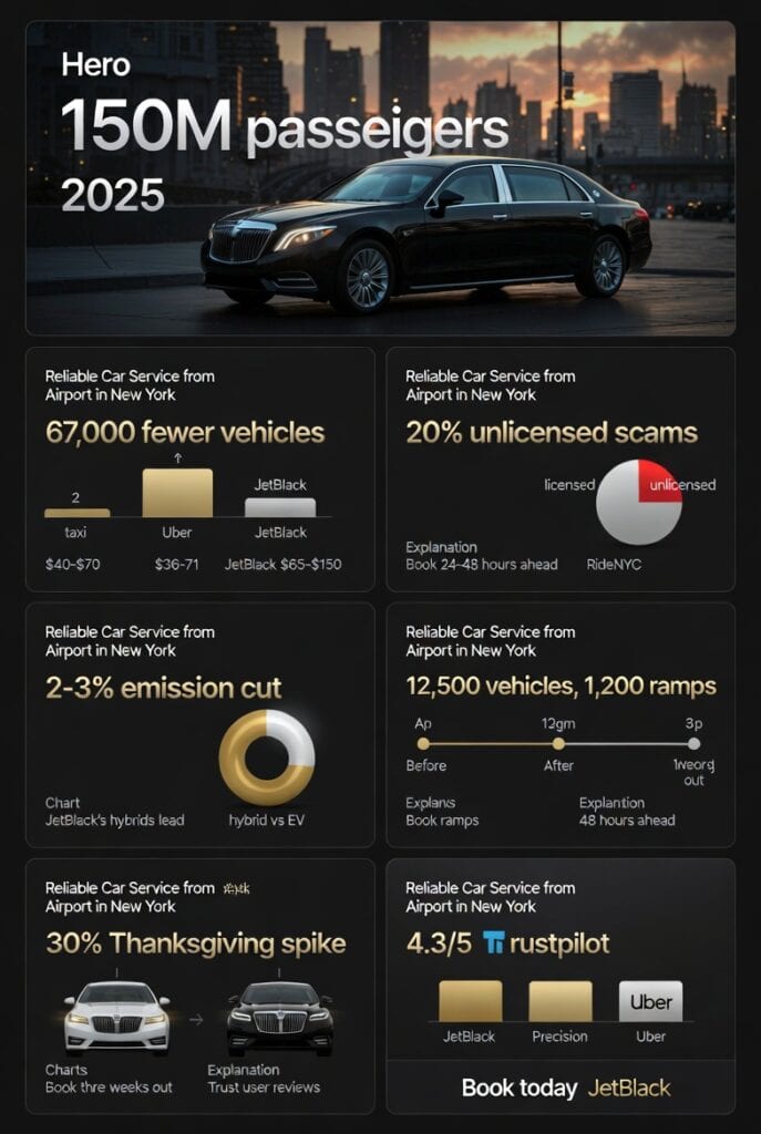 Infographic reliable car service from airport in new york