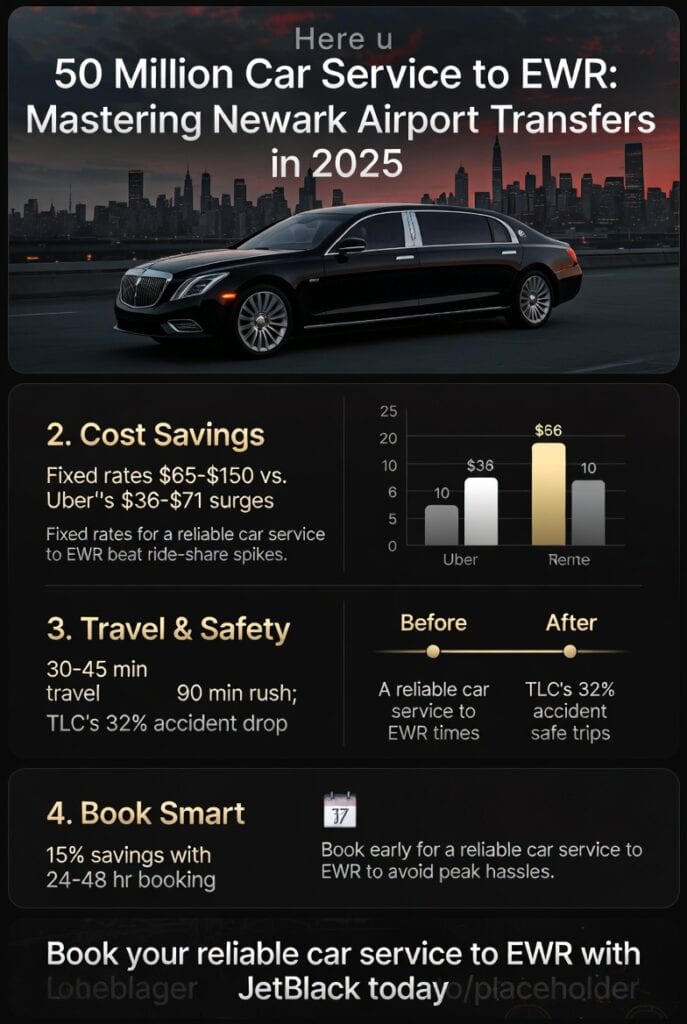Infographic reliable car service to ewr
