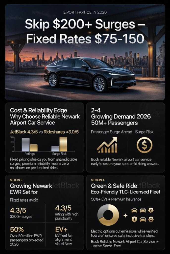 Infographic reliable newark airport car service