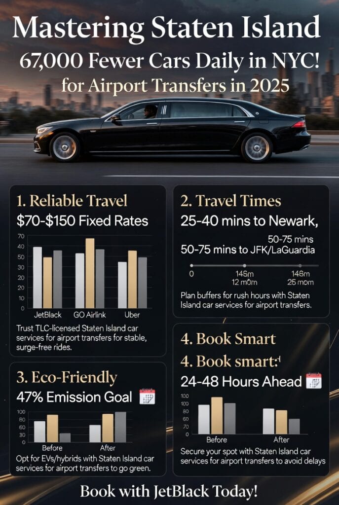 Infographic staten island car services for airport transfers