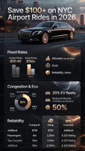 Infographic affordable car service nyc to airports