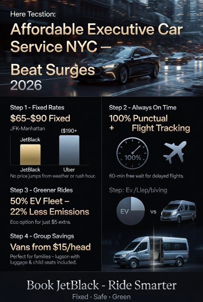 Infographic affordable executive car service nyc