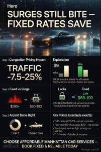 Infographic affordable manhattan car services