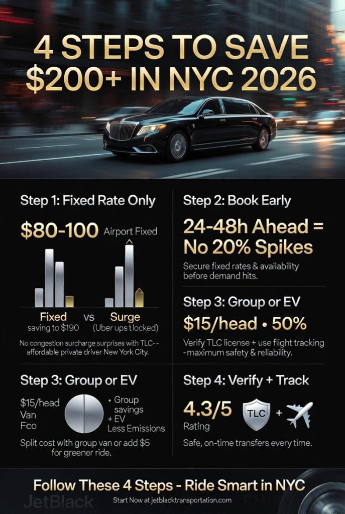 Infographic affordable private driver new york city