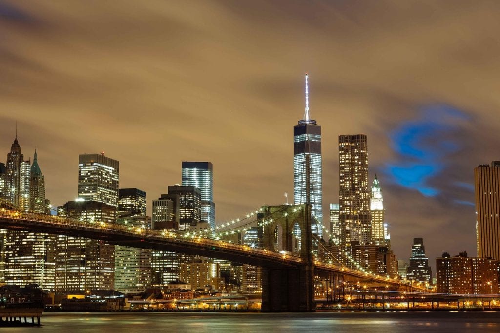 buildings, bridge, illuminated, city lights, cityscape, skyline, skyscrapers, urban, urban landscape, river, brooklyn bridge, city, lights, new york city, night photography, bridge, brooklyn bridge, brooklyn bridge, brooklyn bridge, brooklyn bridge, brooklyn bridge, city