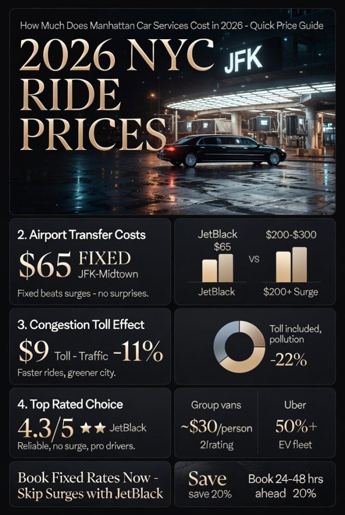 Infographic how much does manhattan car services cost