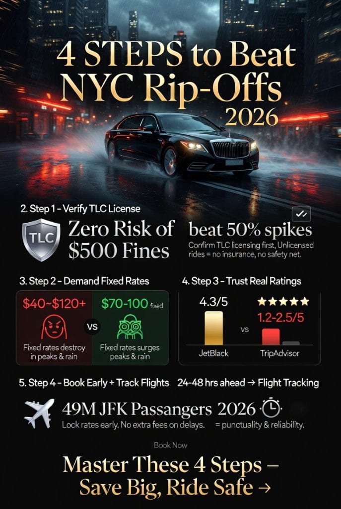 Infographic how to choose an affordable car service in nyc