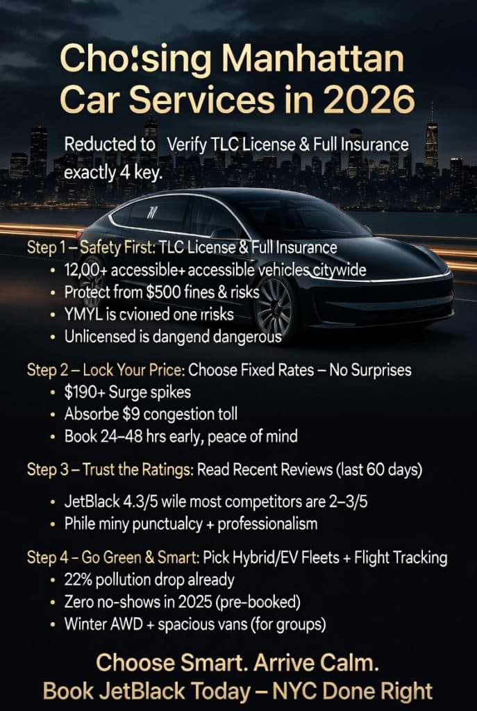 How to Choose Manhattan Car Services in 2026: The Ultimate Guide to Avoiding Nightmares & Winning the Ride Game 3 Infographic how to choose manhattan car services