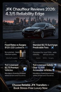 Infographic jfk chauffeur service reviews 2026