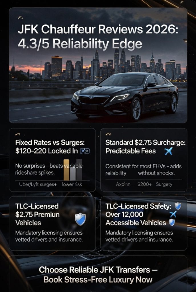Infographic jfk chauffeur service reviews 2026