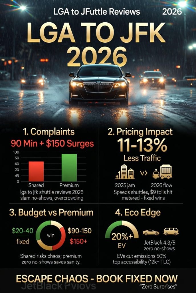 Infographic lga to jfk shuttle reviews 2026
