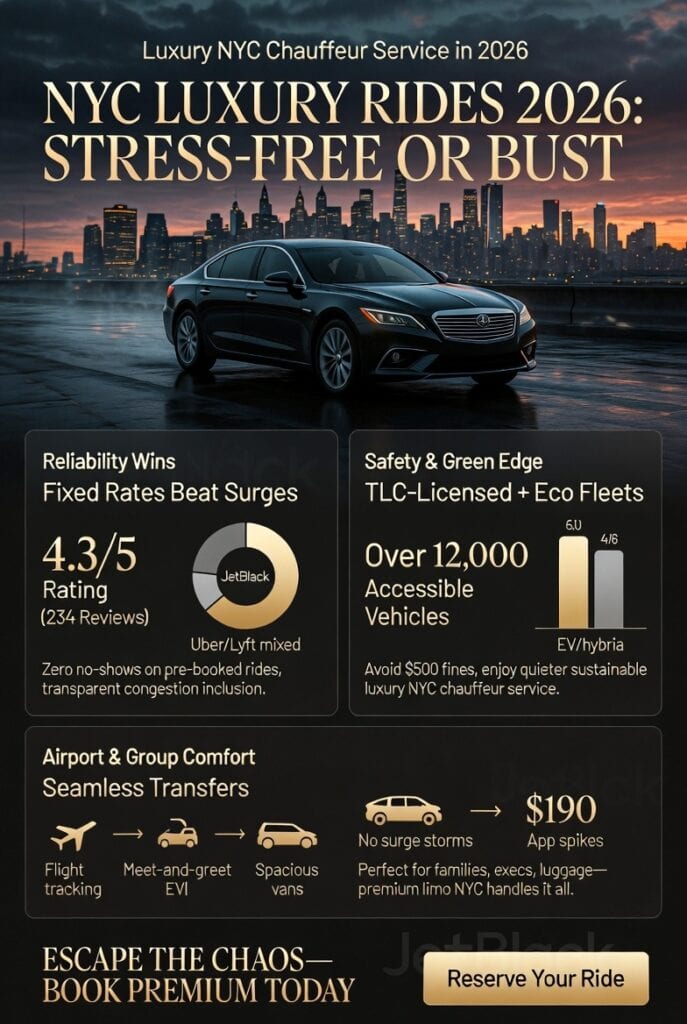 Infographic luxury nyc chauffeur service