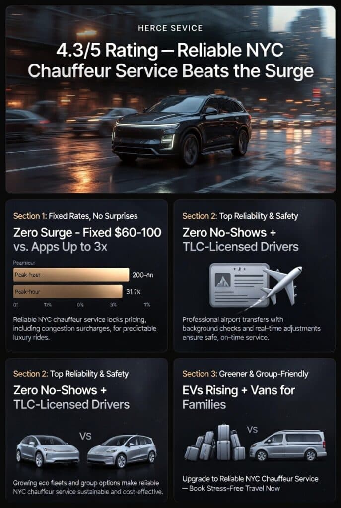 Reliable NYC Chauffeur Service in 2026: Dodging the Chaos One Ride at a Time 3 Infographic reliable nyc chauffeur service