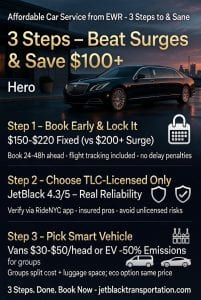 Infographic affordable car service from ewr