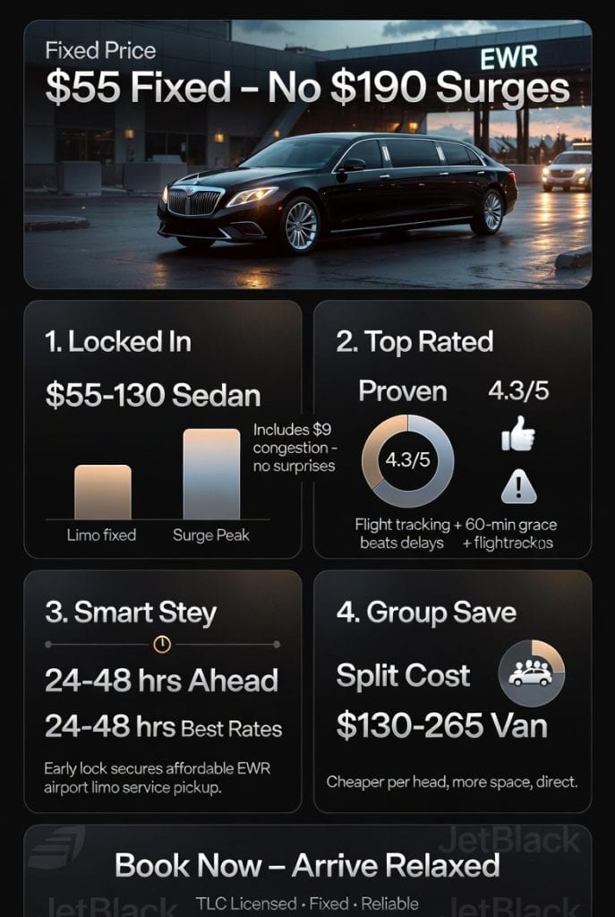Infographic affordable ewr airport limo service