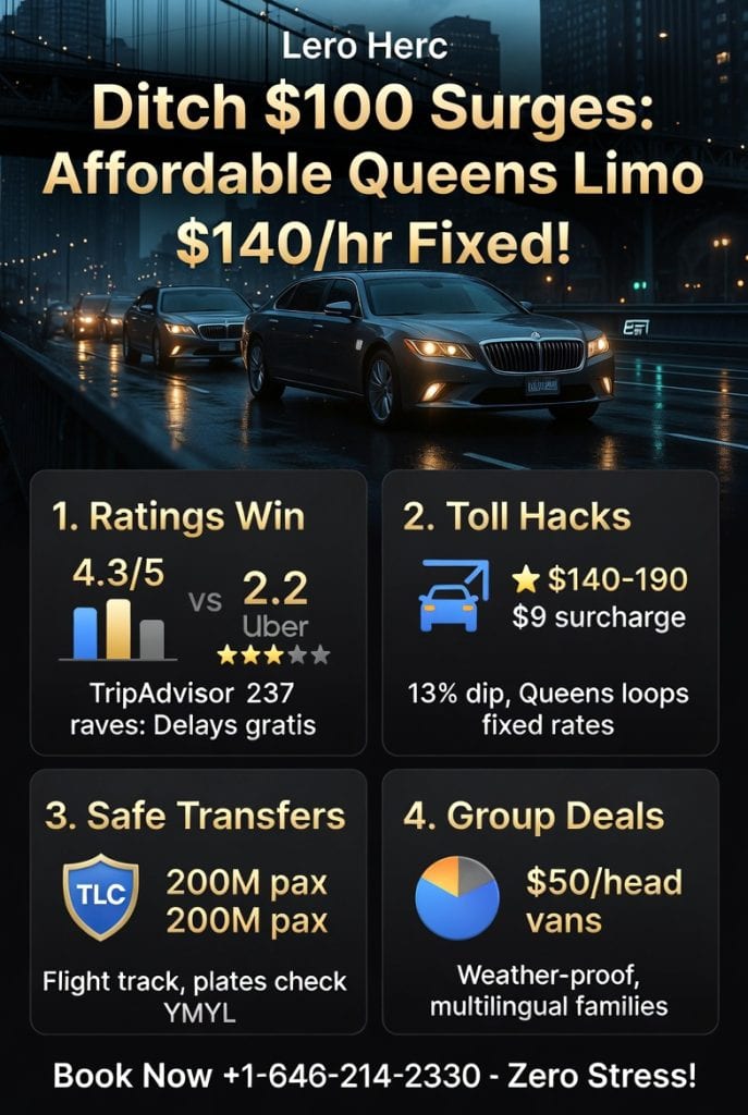 Infographic affordable queens limo service