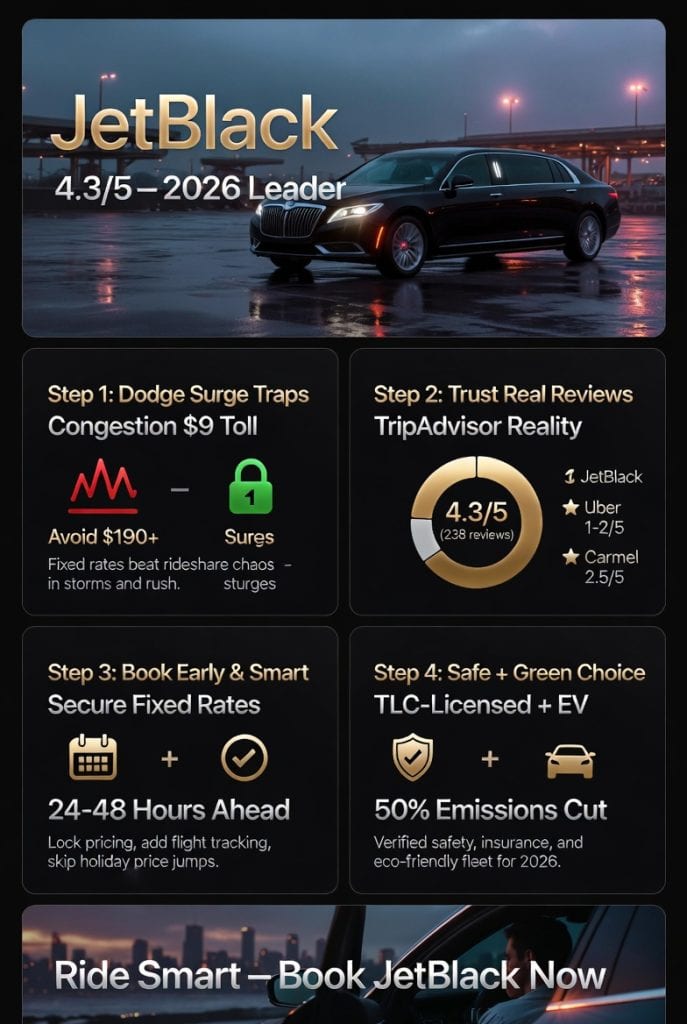 Infographic best nyc airport car service reviews 2026