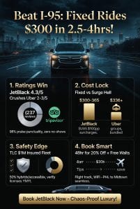 Infographic car service philly to nyc