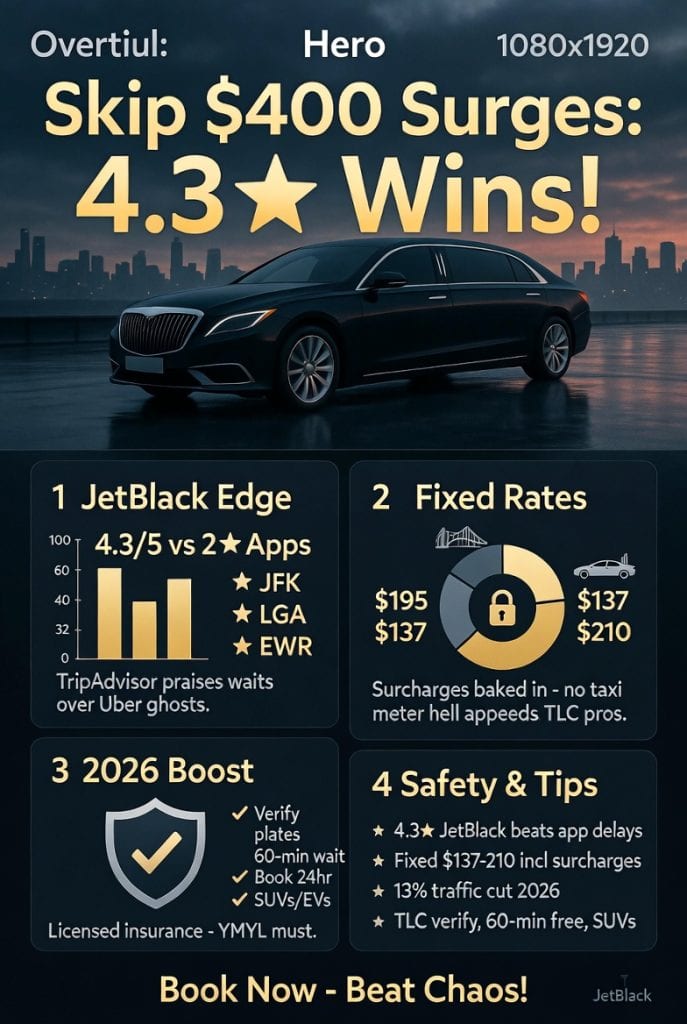 Infographic chauffeur service new york for airport transfers