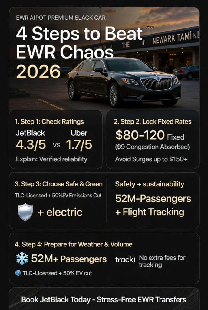 Infographic ewr airport limo service reviews 2026