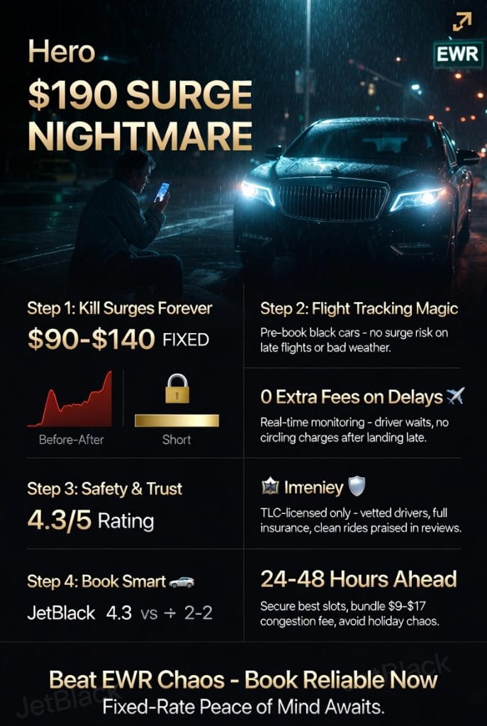 Infographic ewr airport transportation tips