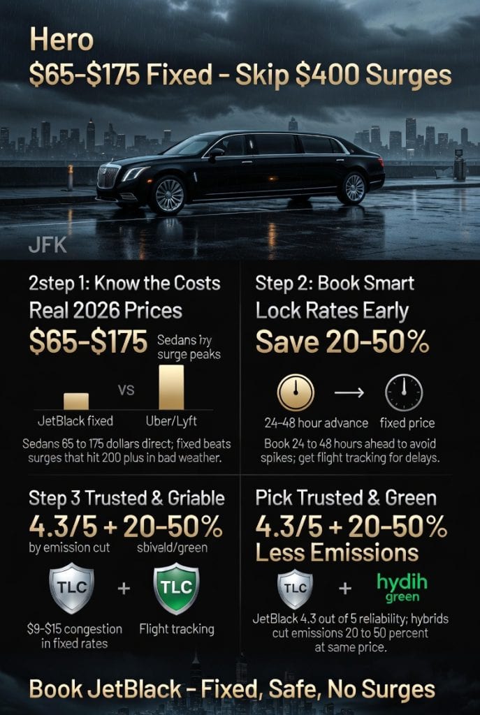 Infographic how much is a nyc airport car service